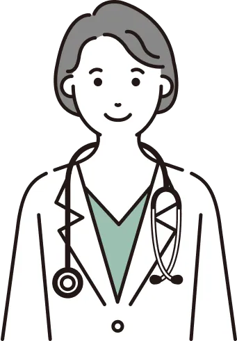 女性の医師のイラスト
